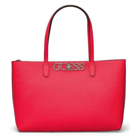 Guess dámská velká červená kabelka Shopper | Modio.cz