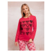 Women's pyjamas ULR417 - red