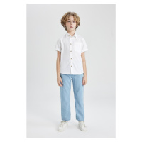 DEFACTO Boy Straight Fit Straight Leg Jean Basic Trousers