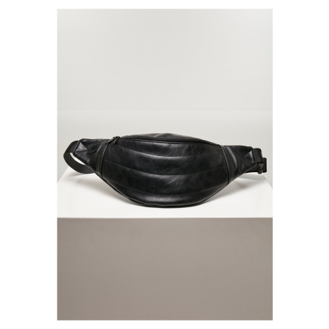 Černá taška přes rameno z imitace kůže Urban Classics