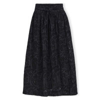 Object Bodie Skirt - Black/Denim Blue Černá