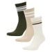 DEFACTO Men's Comfortable Elastic 3-Pack Cotton Long Socks