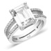 OLIVIE Stříbrný luxusní prsten 7226