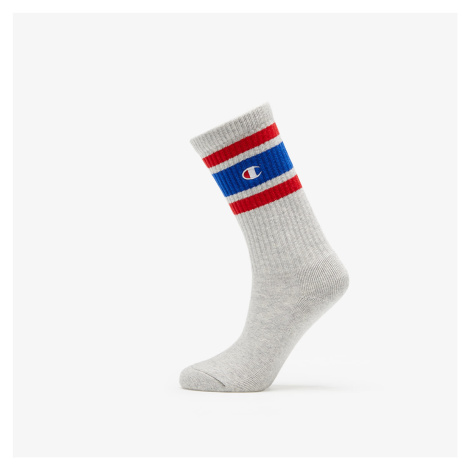 Ponožky Champion Rochester Crew Sock Melange Grey/ Red/ Blue