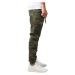 kalhoty pánské URBAN CLASSICS - Camo Cargo Jogging - olive camo - TB1611