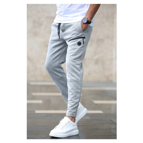 Madmext Basic Gray Tracksuit 4207