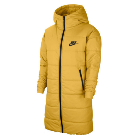 Nike Sportswear Zimní kabát olivová / bílá | Modio.cz
