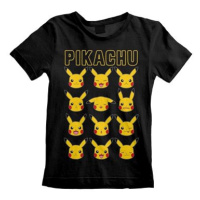 Pokémon - Pikachu Faces - dětské tričko