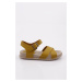 DGN P31 Women's Cross Strap Sandals Genuine Leather Yellow