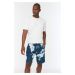 Trendyol Shorts - Dark blue - Normal Waist