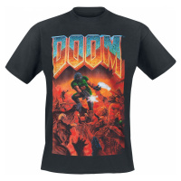 Doom Classic Boxart Tričko černá