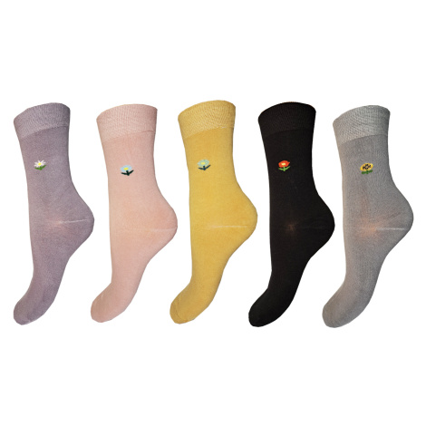 Dámské bambusové ponožky Aura.Via - NN7885, mix barev Barva: Mix barev