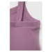 Dětské bavlněné šaty GAP fialová barva, mini