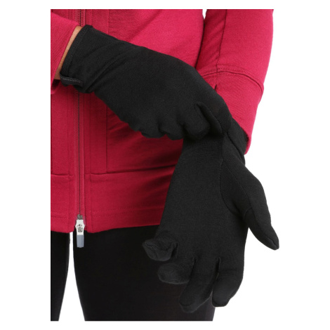 Rukavice ICEBREAKER Adult 260 Tech Glove Liner, Black Icebreaker Merino