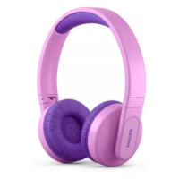 PHILIPS TAK4206PK/00 bezdrátová sluchátka na uši pro děti v růžové barvě