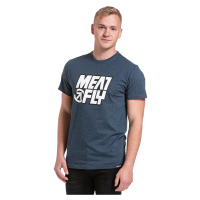 Meatfly pánské tričko Repash Navy Heather | Modrá