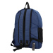 Stylový studentský látkový batoh Darko, tmavě modrá