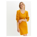 Bonprix BODYFLIRT pletené šaty Barva: Žlutá, Mezinárodní