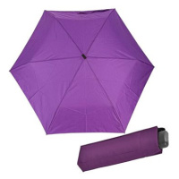 Derby HIT MINI FLAT - dětský/dámský skládací deštník, fialová, plná barva