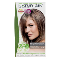 NATURIGIN Organic Based 100% Permanent Hair Colours Dark Golden Copper Blonde 6.0 barva na vlasy