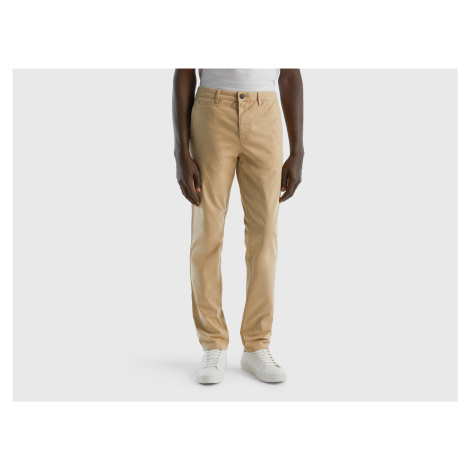 Benetton, Beige Slim Fit Chinos United Colors of Benetton