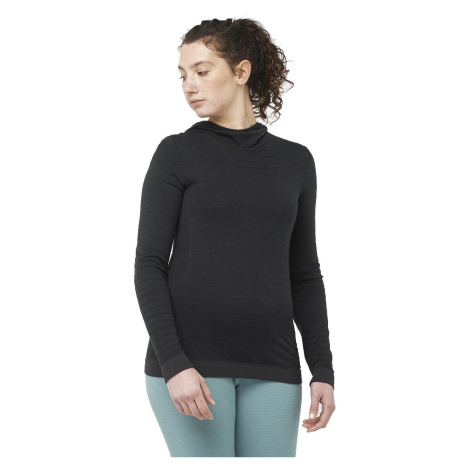 alomon Outspeed Wool Hoody W LC2119000 - deep black Salomon