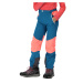 Dětské kalhoty Regatta TECH MOUNTAIN petrolejová modrá/ohnivě růžová