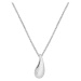 Hot Diamonds Slušivý stříbrný náhrdelník s diamantem Tide DP997