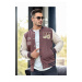 40656 Dewberry Slim Fit College Jacket-COFFEE