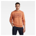 G-STAR Sweatshirt - Originals logo sw orange