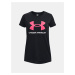 Under Armour Tričko Tech Solid Print Fill BL SSC-BLK - Holky