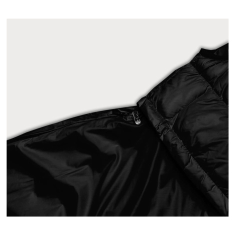Černá vesta s rozšířenou spodní částí (AG3-06) Ann Gissy