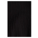 M542 Pletené šaty s rolákem - černé