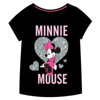 Minnie Mouse licence Dívčí tričko Minnie Mouse 52029491KOM, černá Barva: Černá