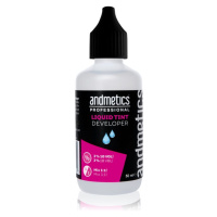 andmetics Professional Tint Developer Liquid aktivační emulze pro barvu na obočí a řasy 50 ml