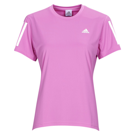 Adidas OWN THE RUN TEE Růžová