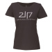 VIDA - dámské bavlněné triko s kr. rukávem - inkoustové