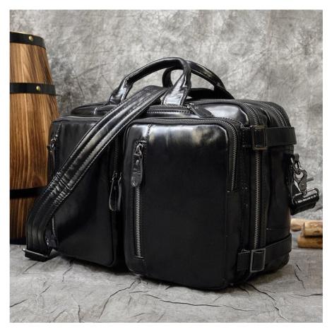 Velká cestovní kabelka kožená doktorská taška