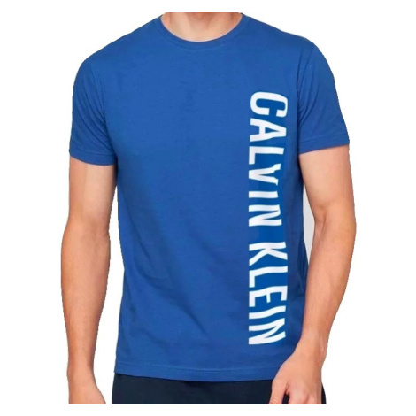Pánské triko Calvin Klein KM0KM00998 modré | modrá