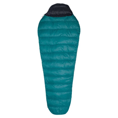 Spacák Warmpeace Solitaire 250 cm teal green/black Pravý