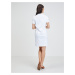 Bílé šaty Versace Jeans Couture Flower Embro