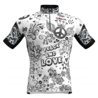 Rosti PACE AND LOVE Pánský cyklistický dres, bílá, velikost
