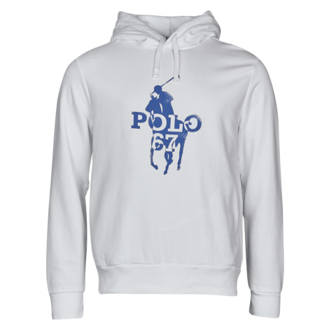 Polo Ralph Lauren G223SC47-LSPOHOODM2-LONG SLEEVE-SWEATSHIRT Bílá