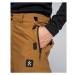 Bula LIFTIE Pánské zateplené lyžařské kalhoty, hnědá, velikost