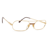 Linea Moda - brown/gold/low aviator