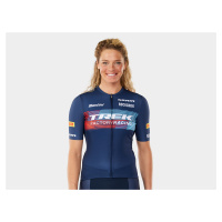 Santini Trek Factory Racing Womens Team Replica Cycling Jersey tmavě modrá