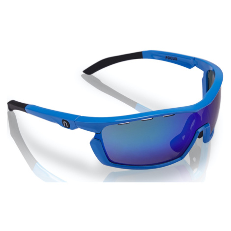 NEON Cyklistické brýle - FOCUS - modrá