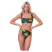 Nebbia High-energy retro bikini - vrchní díl 553 jungle green