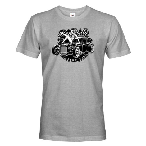 Pánské tričko s potiskem Amerického veterána -   tričko pro milovníky aut BezvaTriko