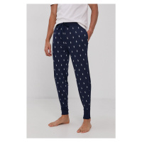 Pyžamové kalhoty Polo Ralph Lauren pánské, tmavomodrá barva, vzorované, 714844764001